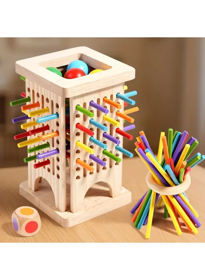 New Pulling Stick Toy Wooden Puzzle Game For Logic Thinking And Family Fun Gift - Image 1